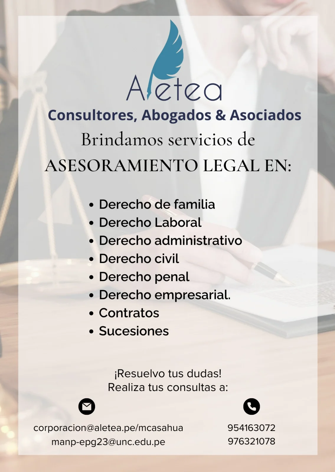 Asesoramiento Legal en Cajamarca - Aletea