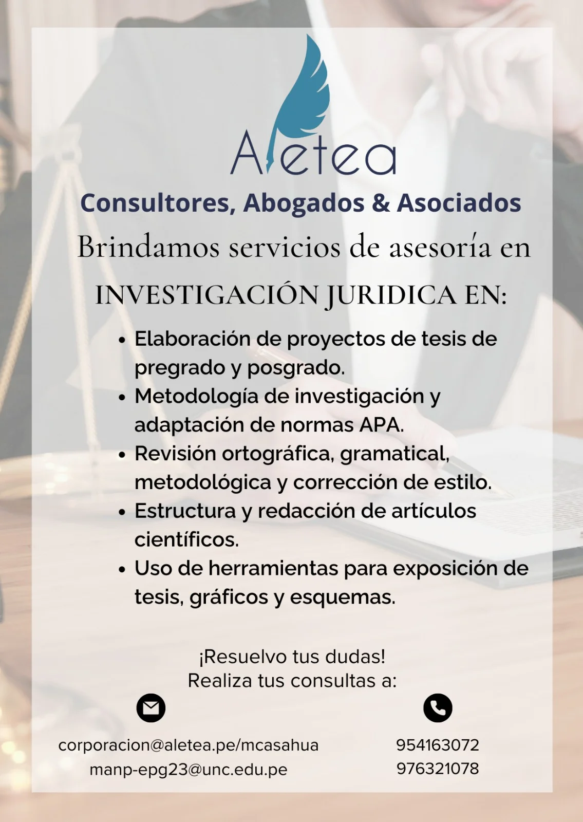 Investigación Jurídica en Cajamarca - Aletea