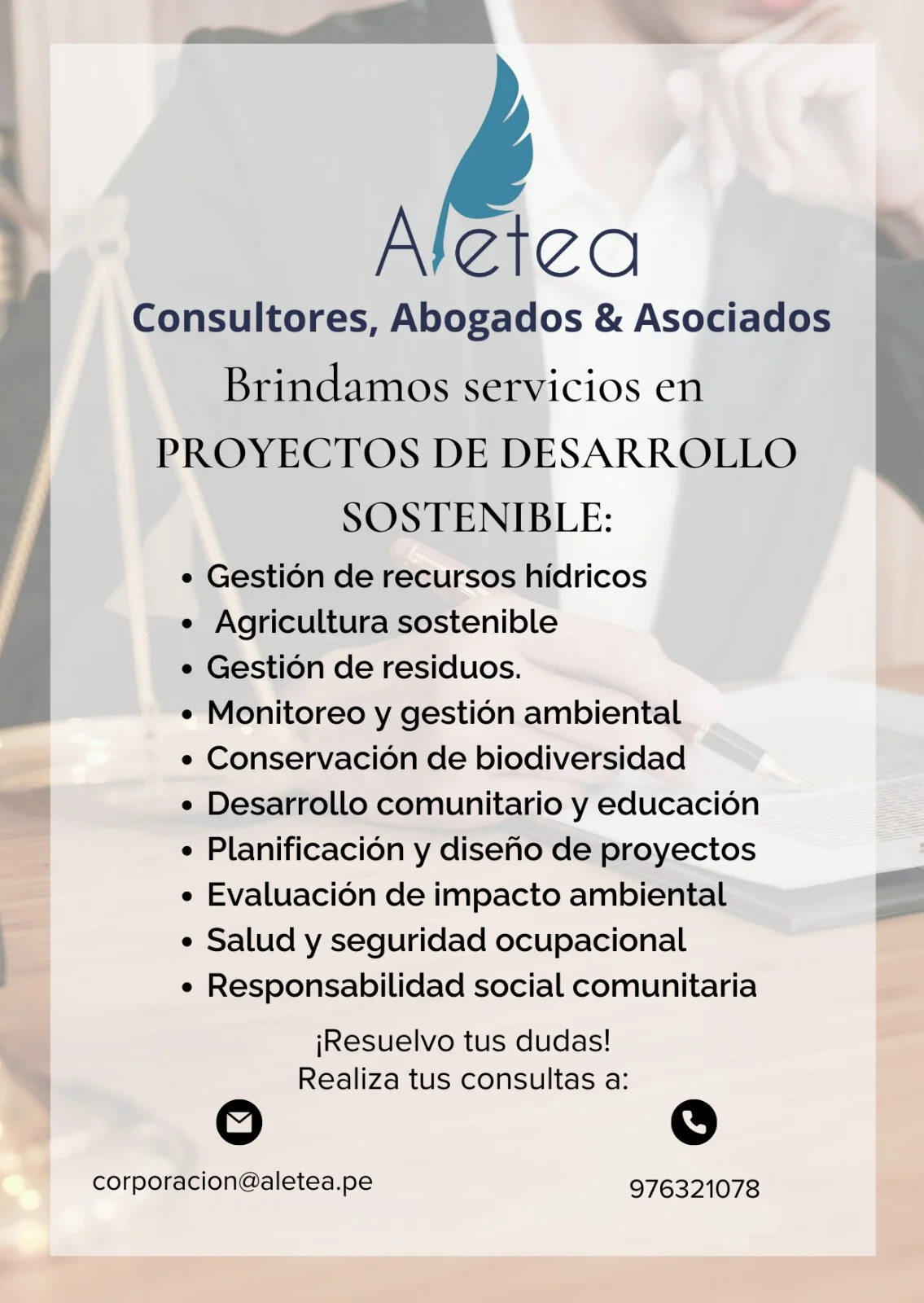 Aletea - Proyectos de desarrollo sostenible en Cajamarca